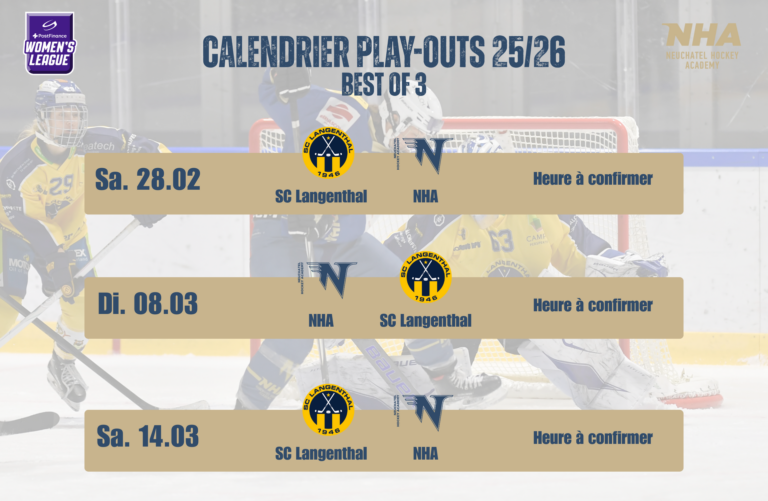 Calendrier play-outs 25/26 - NHA vs Langenthal
