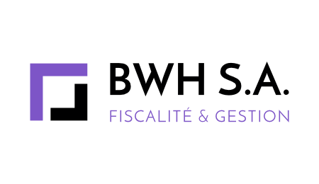 Logo de BWH S.A., fiscalité et gestion, partenaire de la Neuchâtel Hockey Academy