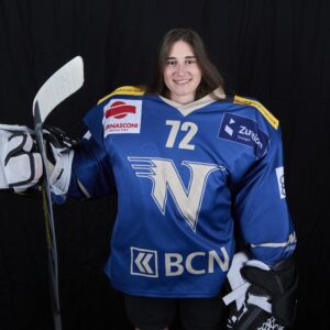 Nina Paiva, gardienne de la Neuchâtel Hockey Academy (PFWL)