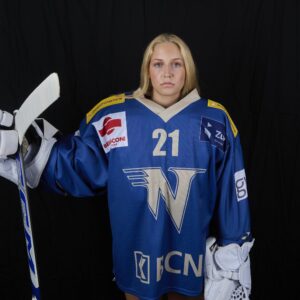 Amélie Paroz, gardienne de la Neuchâtel Hockey Academy (PFWL)