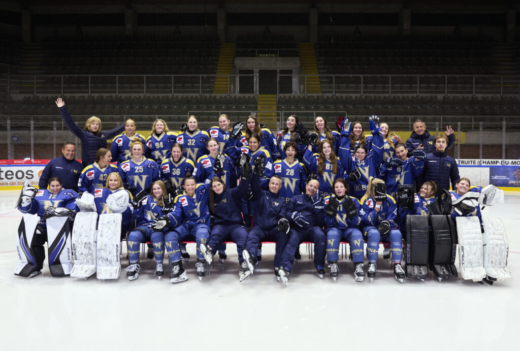 Photo d'équipe de la Neuchâtel Hockey Academy, saison 2026–27