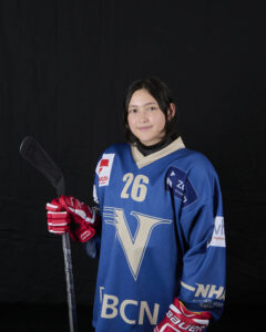 Angelina Engel, joueuse de l'équipe SWHL D de la Neuchâtel Hockey Academy